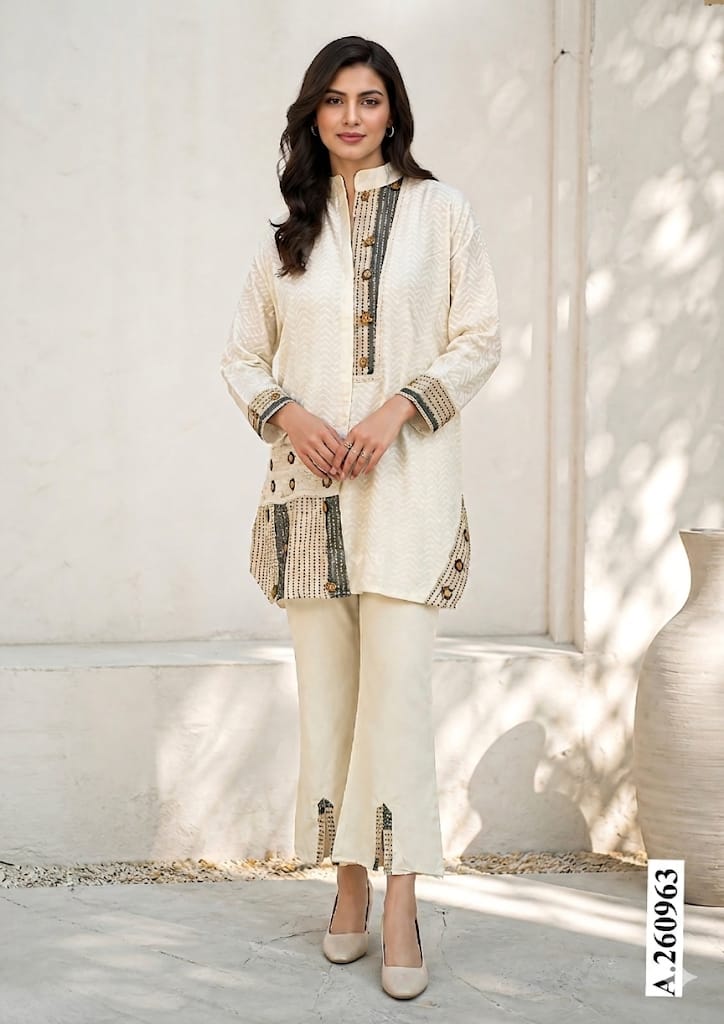 Off White Co-ord Set